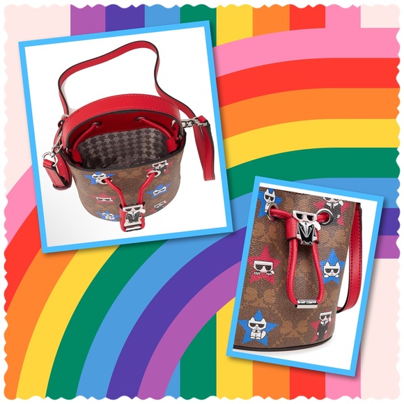 Karl Lagerfeld Paris “Maybelle” Collection Bucket Bag - Picture 2 of 11